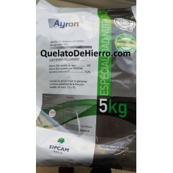 quelato de hierro 5kg ayron